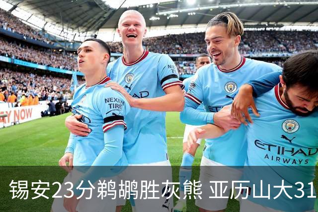 锡安23分鹈鹕胜灰熊 亚历山大31+10雷霆屠公牛